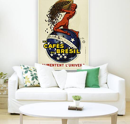 Les Cafes Du Bresil Alimentent L’univers 1930 by Jean dYlen Poster Reproduction