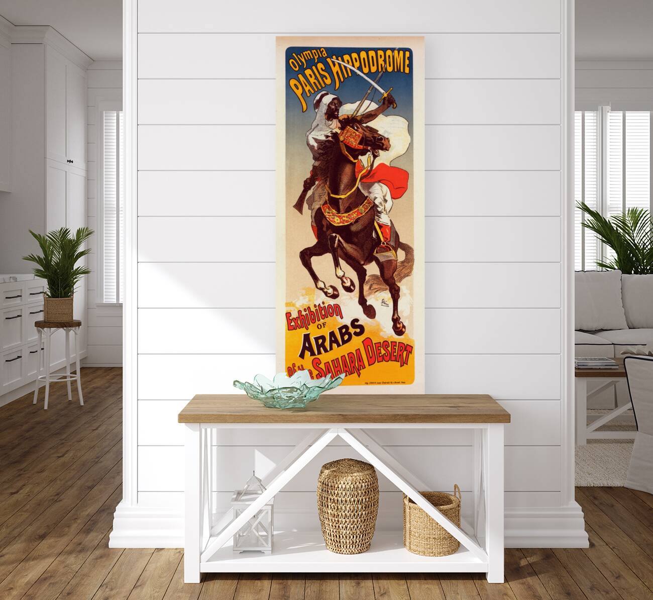 Exhibition D’arabes Du Sahara 1899 Poster by Jules Chéret Reproduction