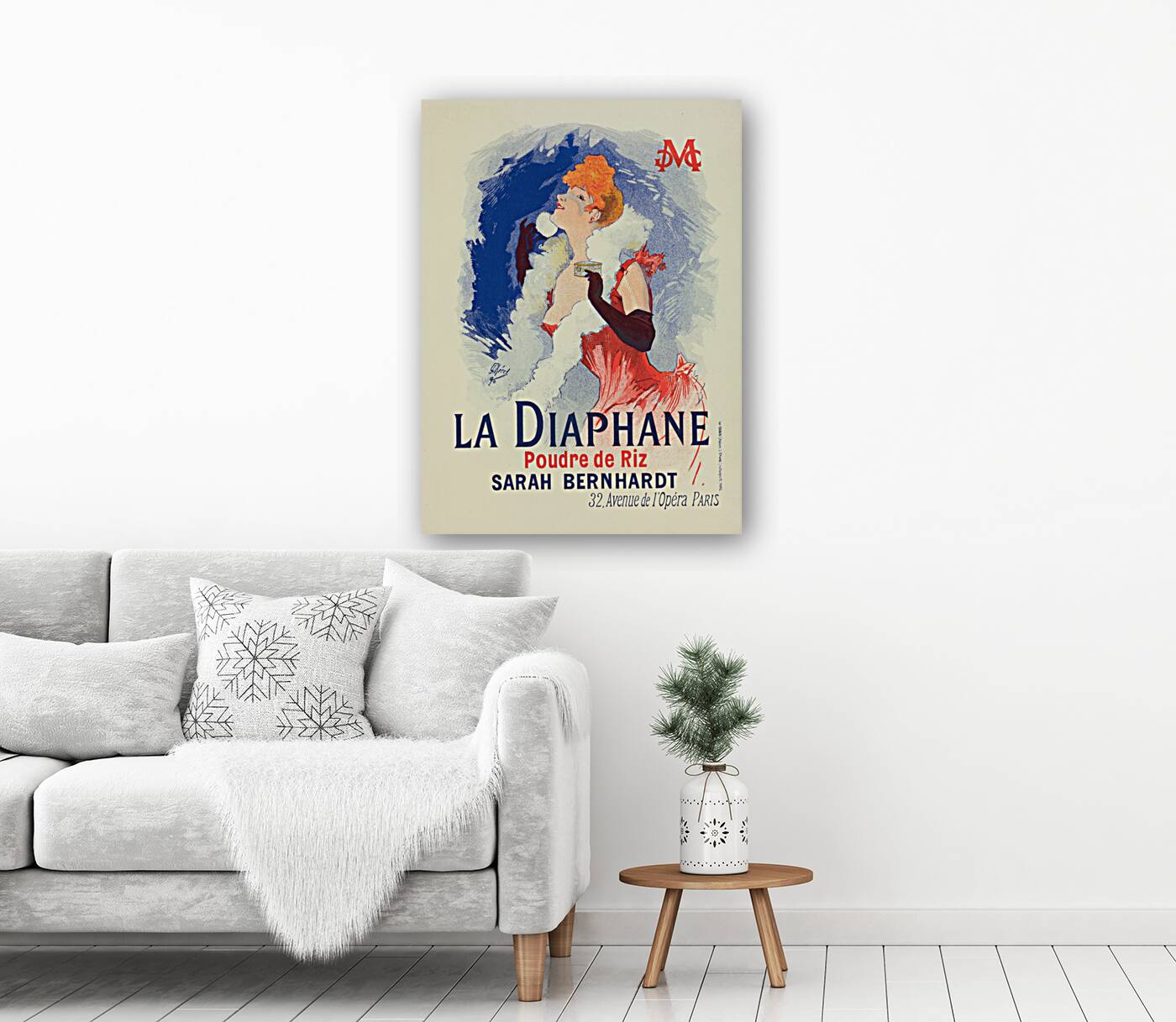 La Diaphane 1898 Poster by Jules Chéret Reproduction