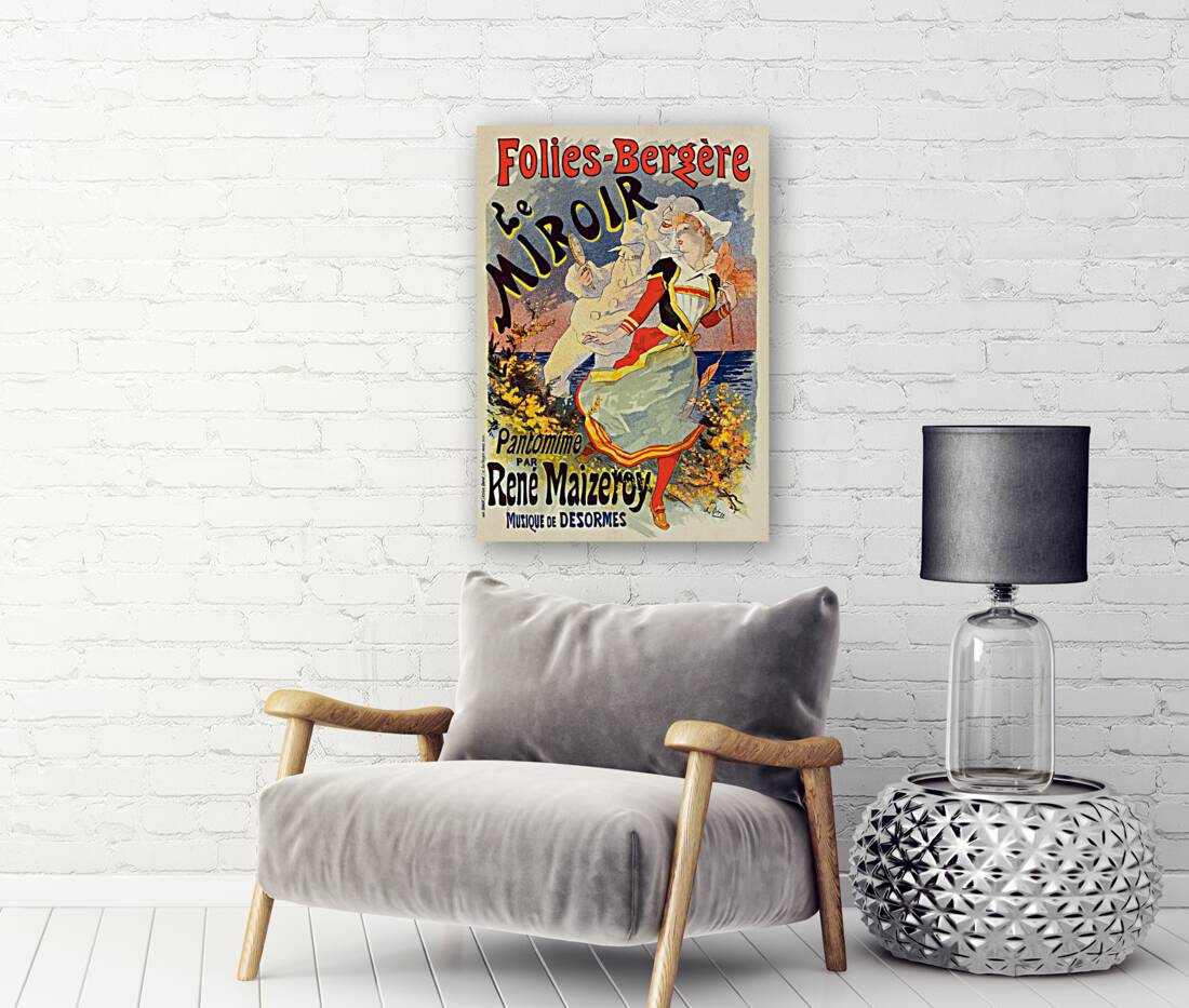 Le Miroir 1899 Poster by Jules Chéret Reproduction