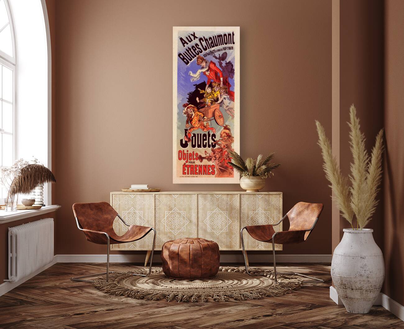 Buttes Chaumont 1899 Poster by Jules Chéret Reproduction