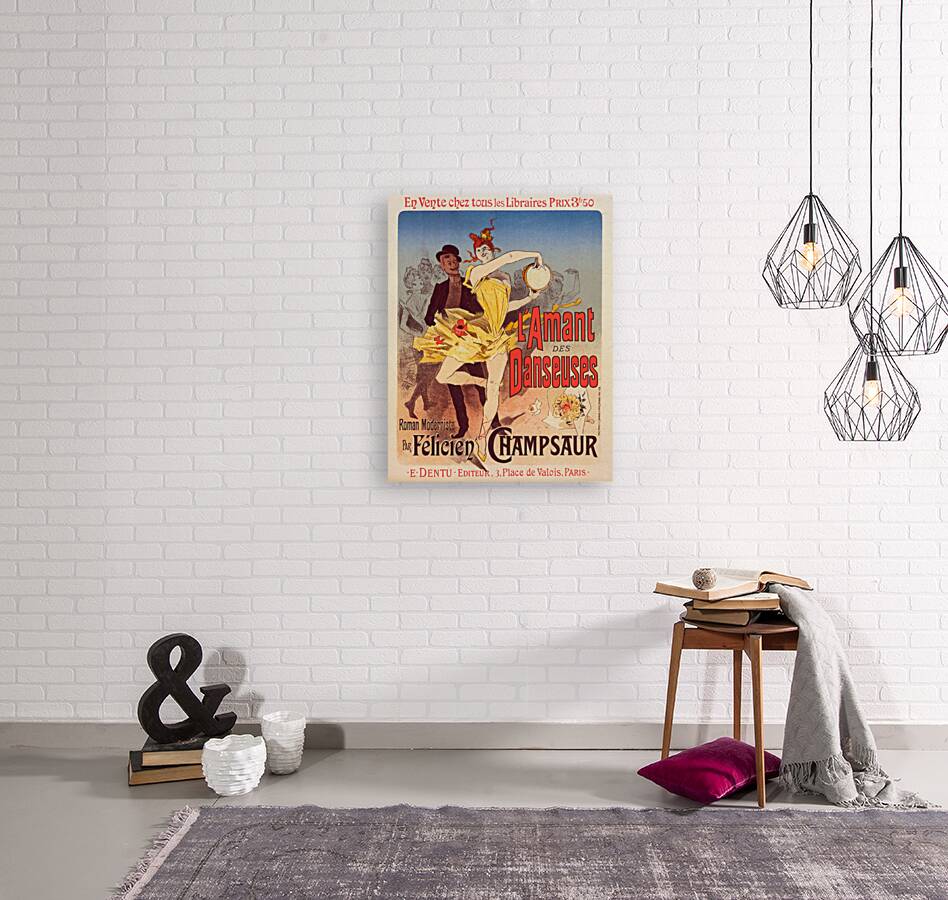 L’amant Des Danseuses 1896 Poster by Jules Chéret Reproduction