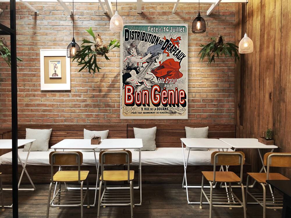 Faite Gratuitement Par Le Bon Génie 1881 Poster by Jules Chéret Reproduction