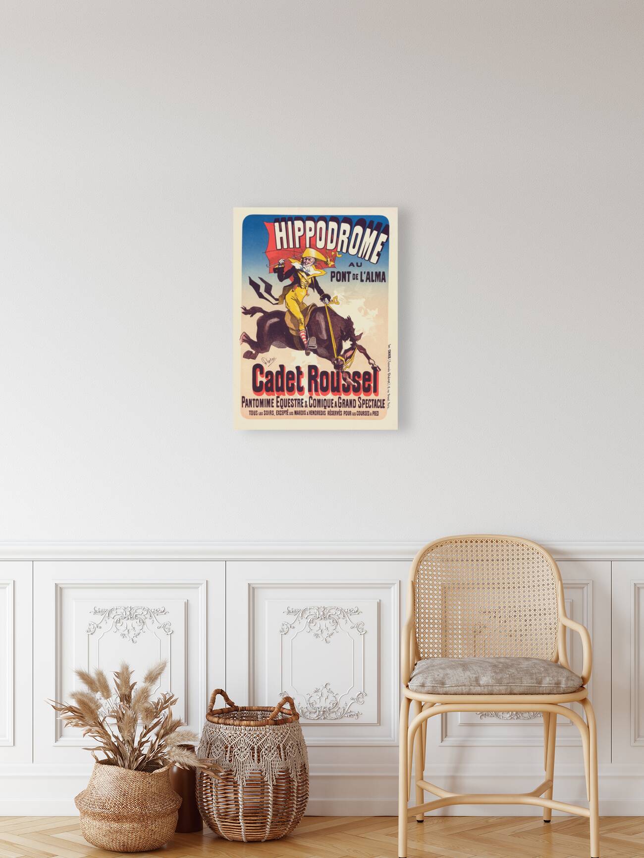 Cadet Roussel 1898 Poster by Jules Chéret Reproduction