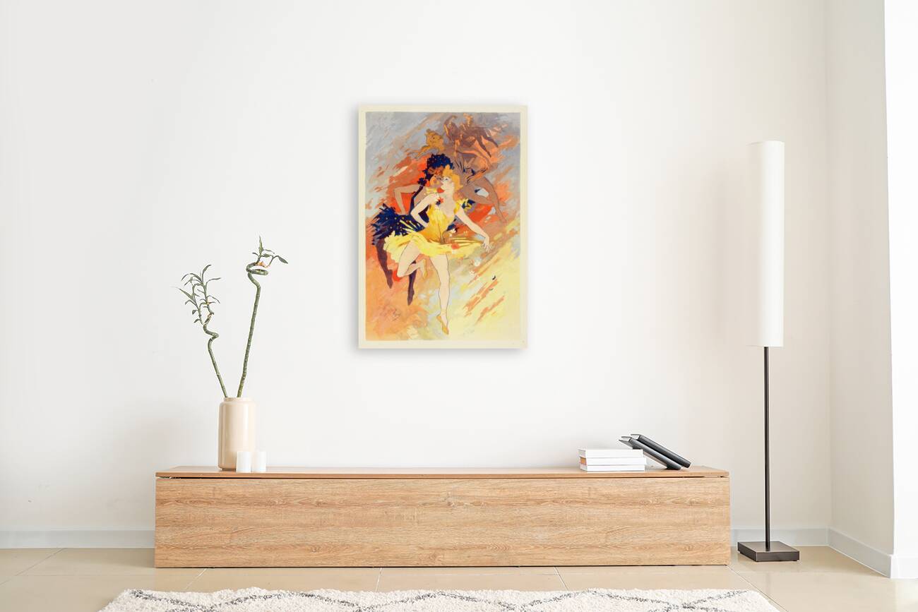 La Danse 1900 Poster by Jules Chéret Reproduction