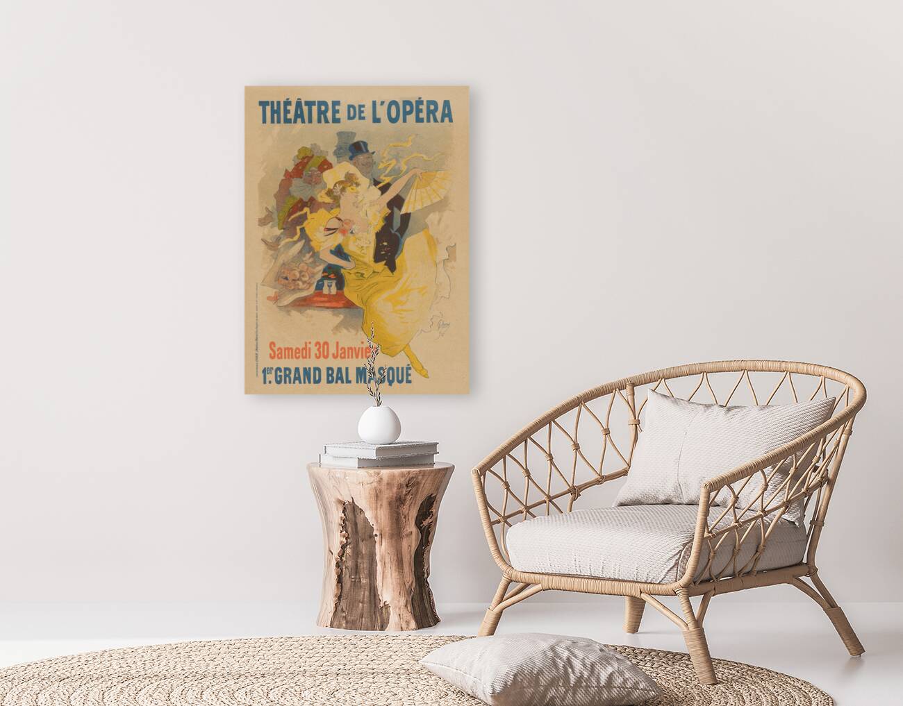 Theatre de L’Opera 1895-1900 Poster by Jules Chéret Reproduction