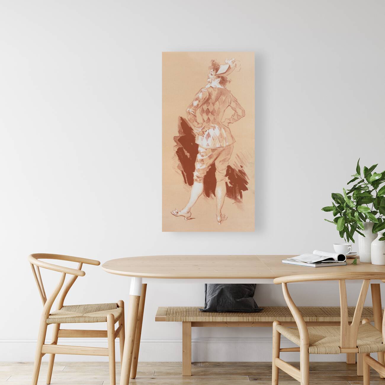 Dessin original pour la couverture des Maîtres de l’Affiche. 1896 Illustration by Jules Chéret Reproduction