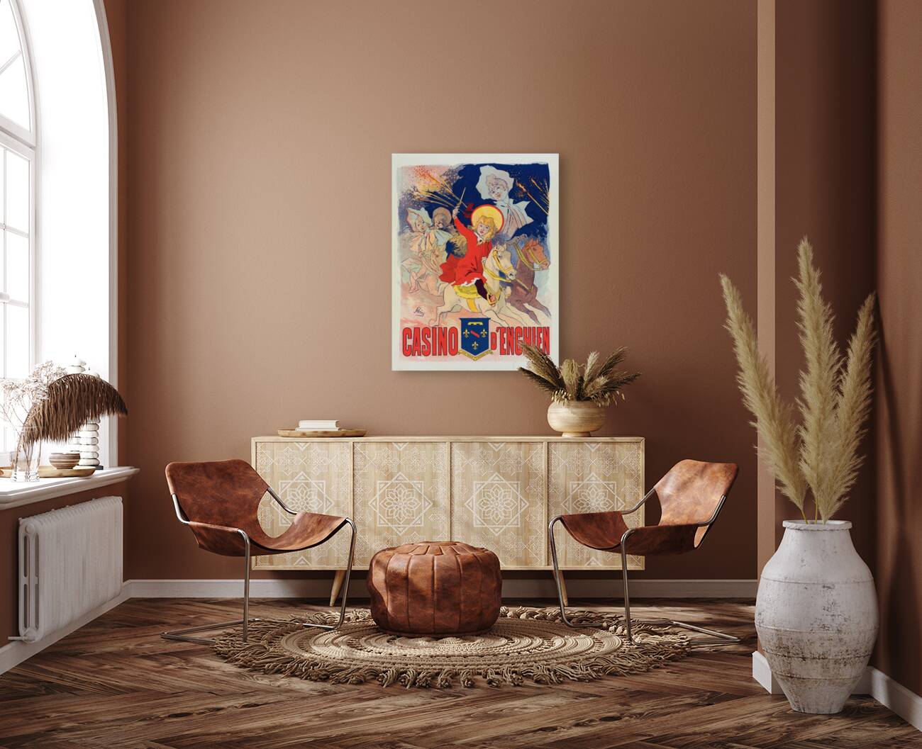 Casino d’Enghien 1898 Poster by Jules Chéret Reproduction