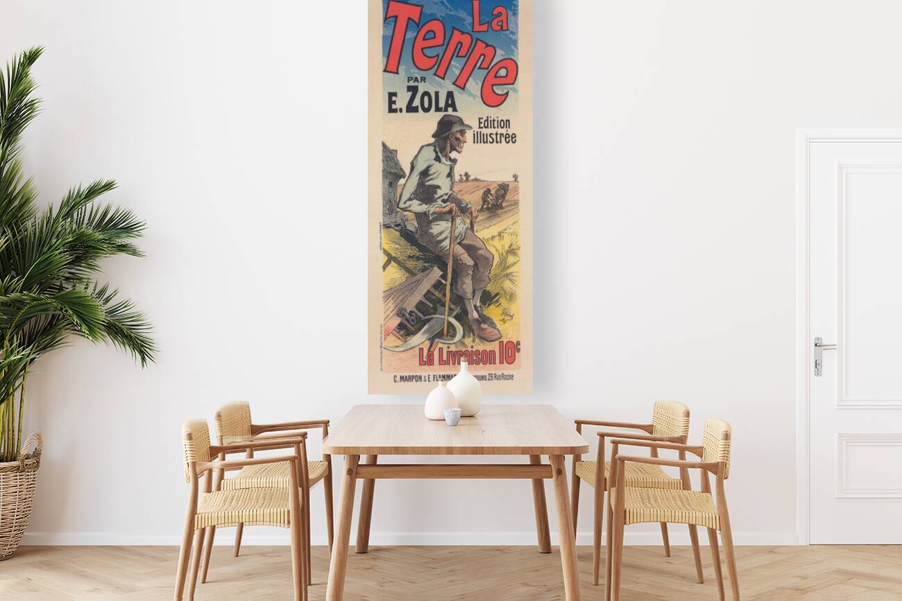 La Terre 1897 Poster by Jules Chéret Reproduction