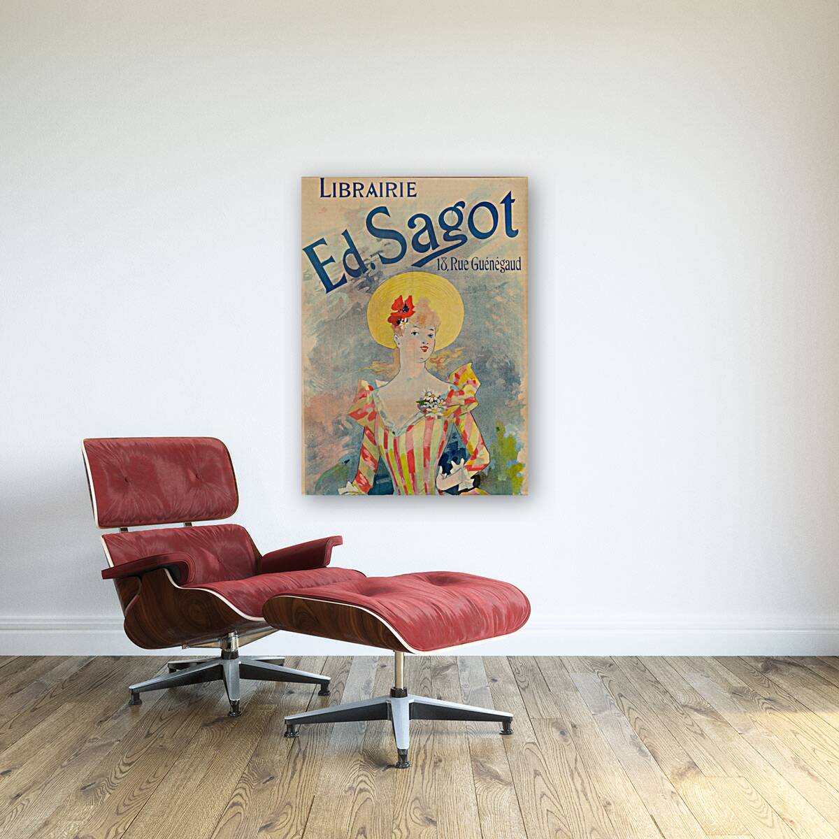 Bookstore Ed. Sagot  Poster by Jules Chéret Reproduction