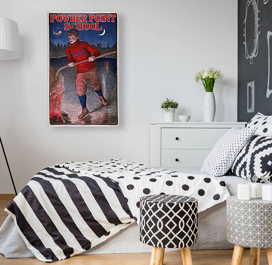 Powder Point School 1903 Poster by Bristow Adams American 1875 – 1956 Reproduction