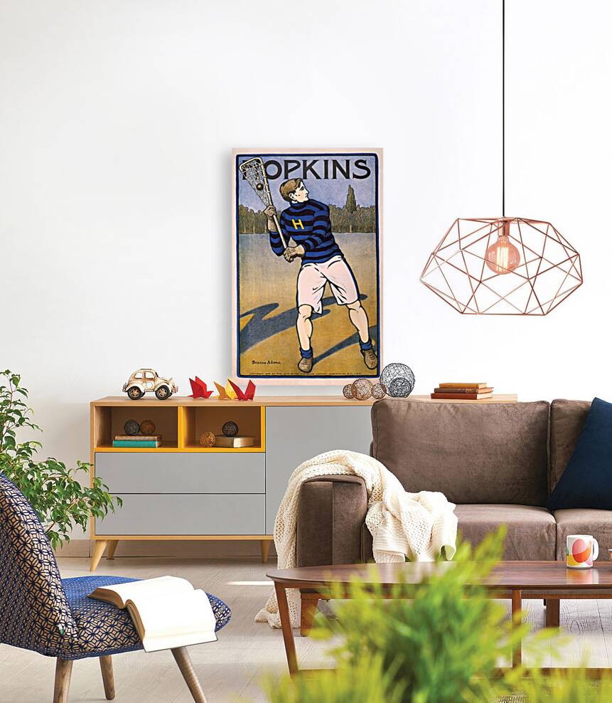 Hopkins 1905 Poster by Bristow Adams American 1875 – 1956 Reproduction