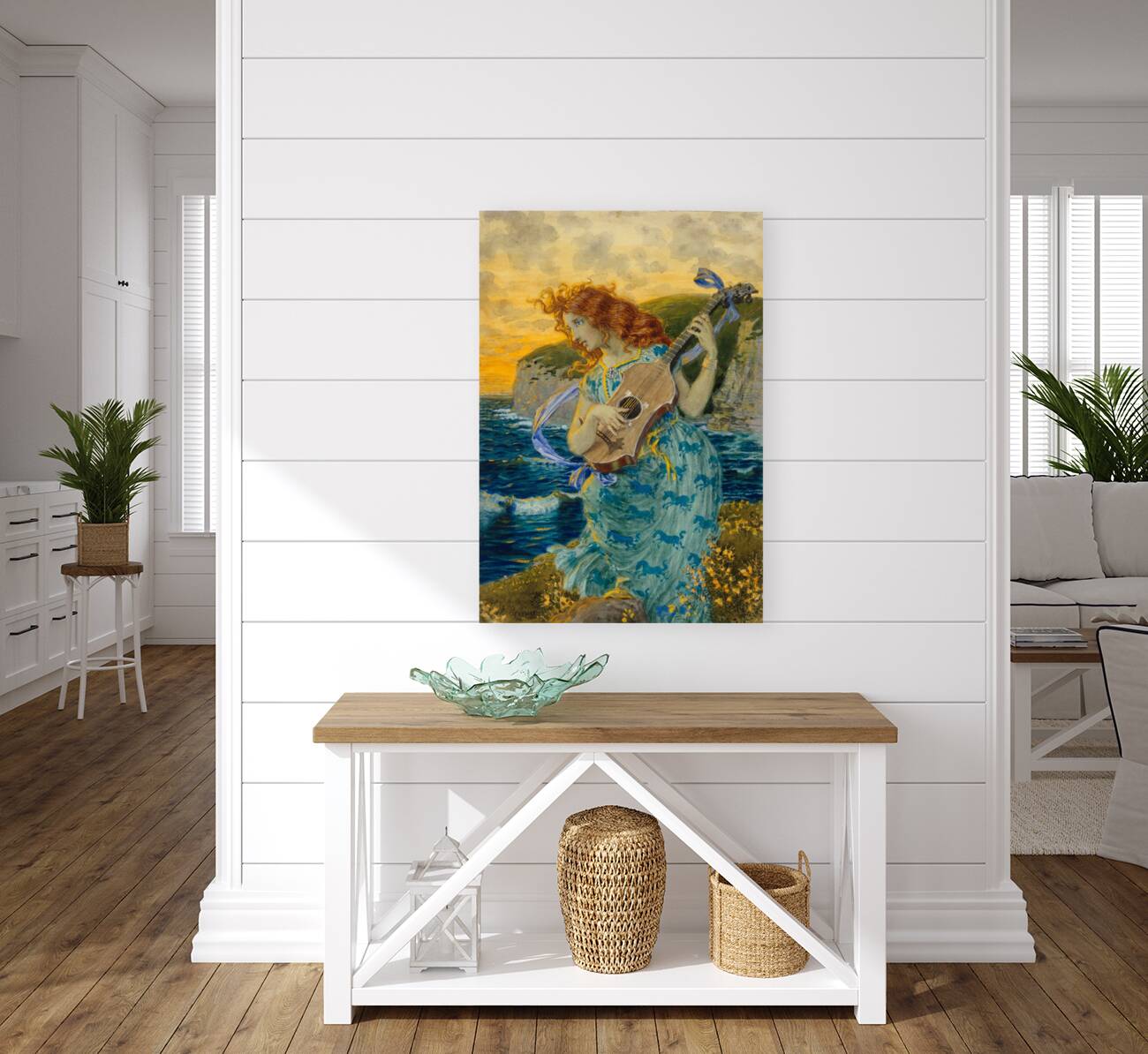 Die Tochter des Barden 1900 Mythology by Eugène Samuel Grasset Reproduction