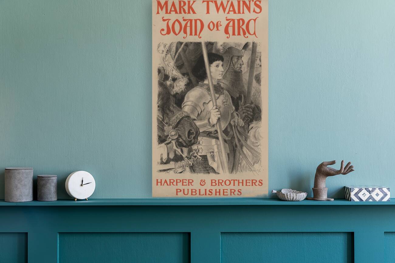 Mark Twain’s Joan of Arc 1894 Poster by Eugène Samuel Grasset Reproduction