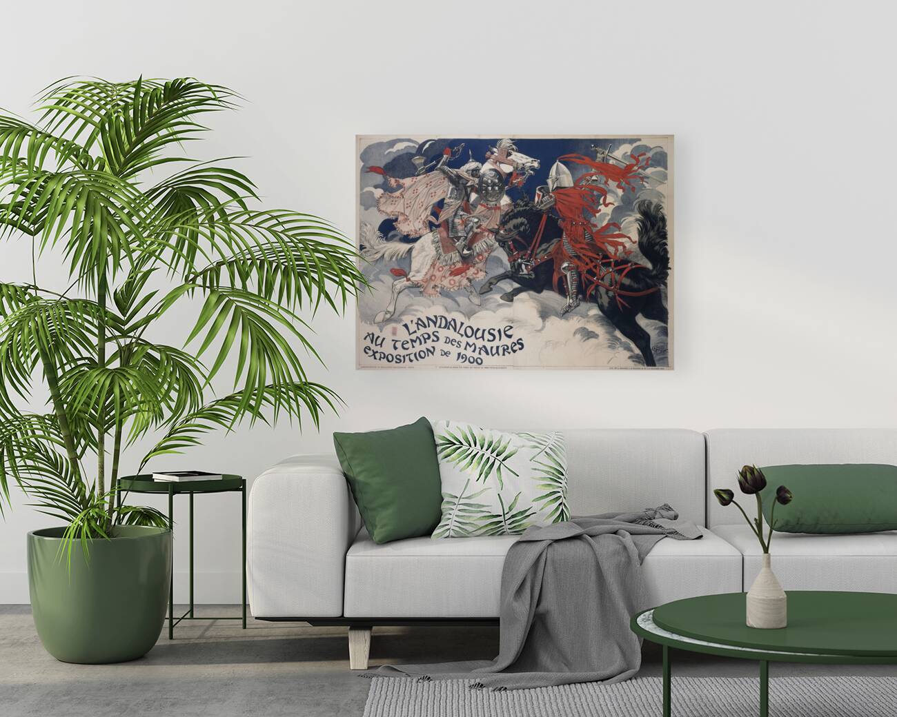 L’andalousie Au Temps Des Maures 1900 Poster by Eugène Samuel Grasset Reproduction