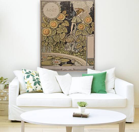 Août 1896-1898 Poster by Eugène Samuel Grasset Reproduction