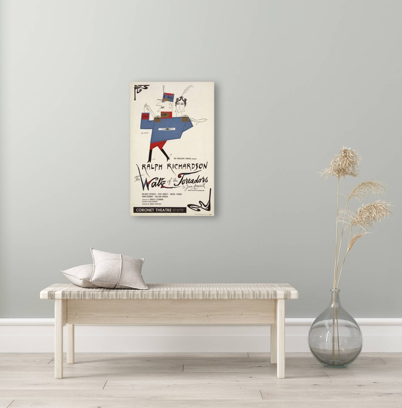 The Waltz of the toreadors 1858 Steinberg Artcraft Lithograph Poster Reproduction