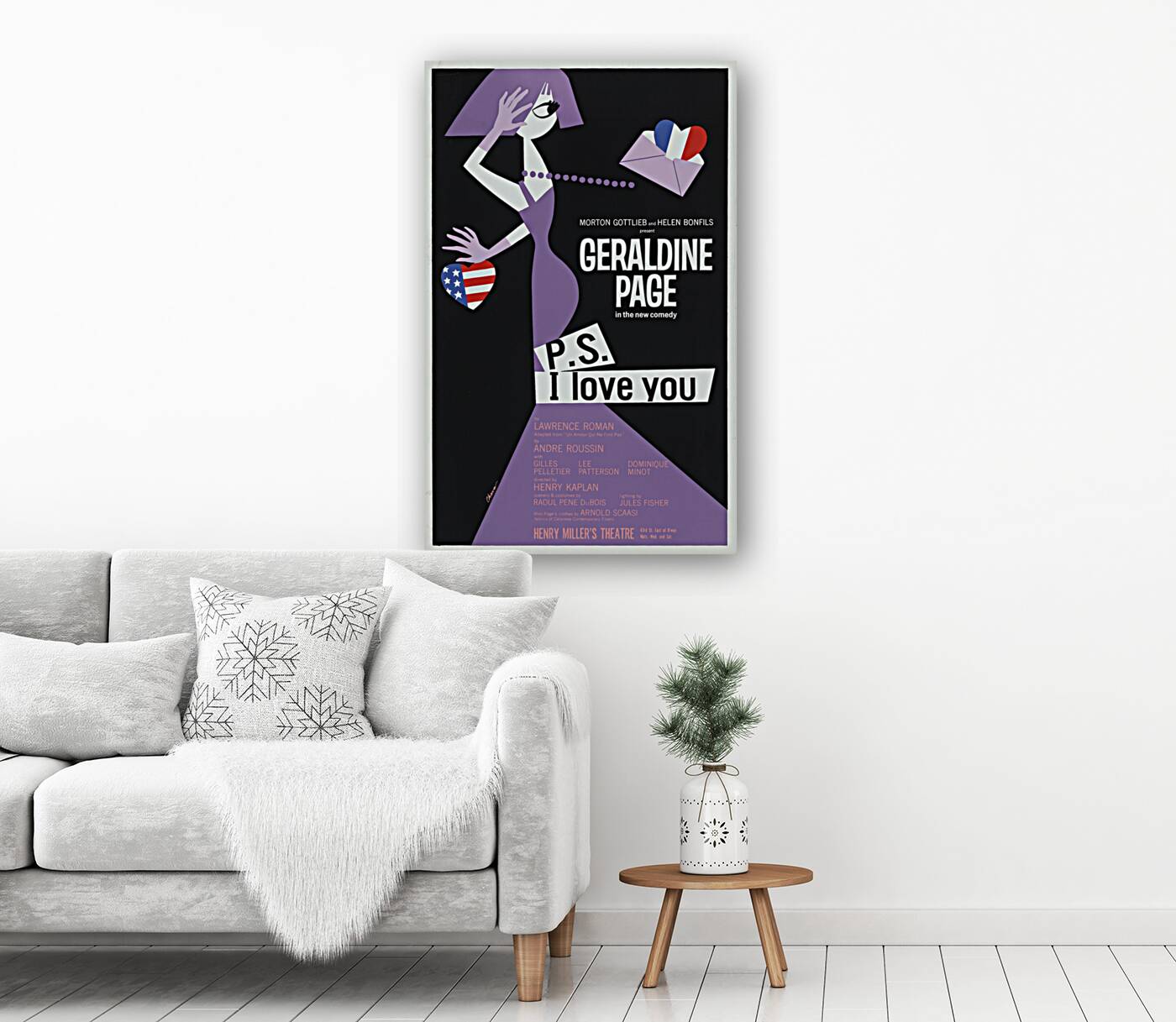 P.S. I love you 1964 Artcraft Lithograph Poster 1905–1970 Reproduction