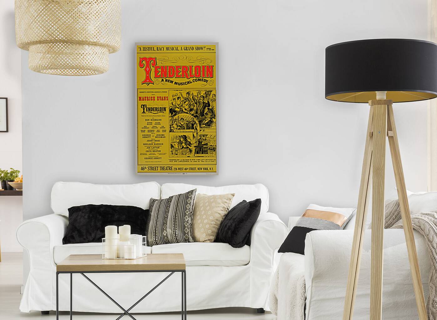 Tenderloin a new musical comedy 1961 Artcraft Lithograph Poster 1905–1970 Reproduction