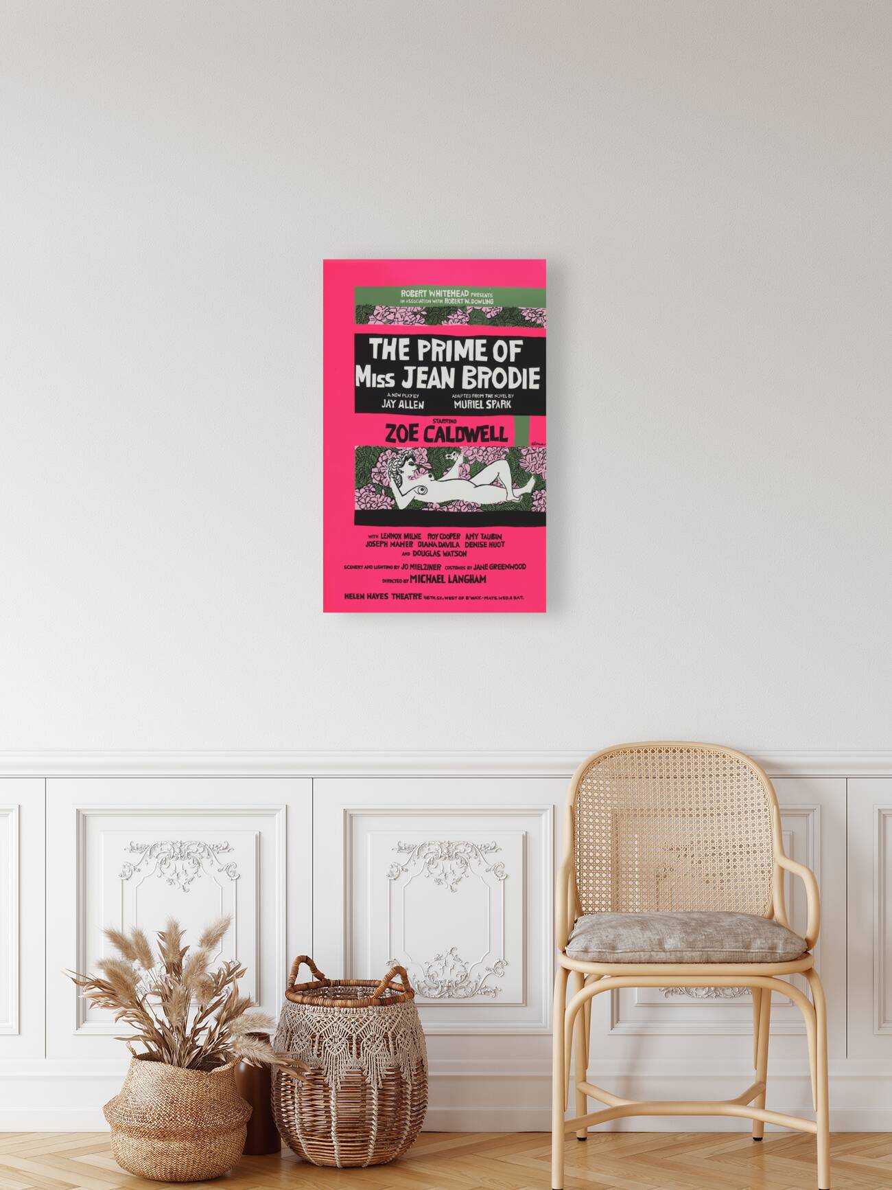 The Prime of Miss Jean Brodie 1968 Artcraft Lithograph Poster 1905–1970 Reproduction