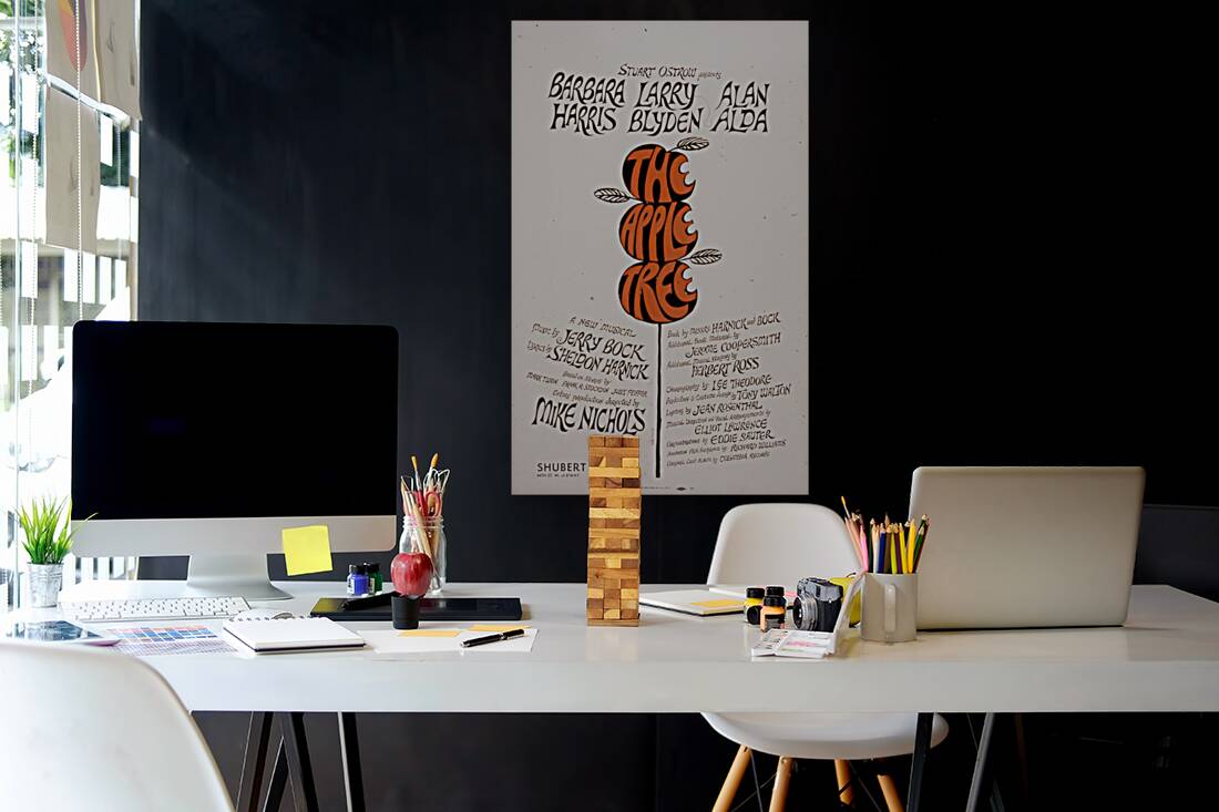 The apple tree 1966 Artcraft Lithograph Poster 1905–1970 Reproduction