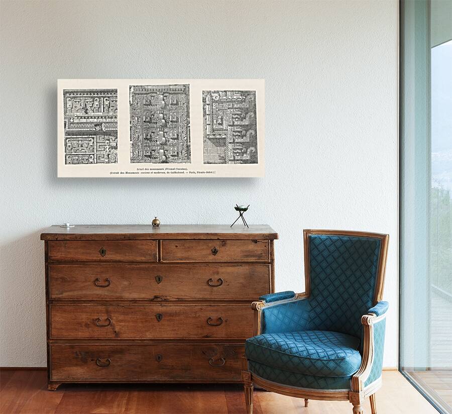 Byzantine pattern. 1888 edition Lornement Polychrome by Albert Racine 1825–1893. Reproduction