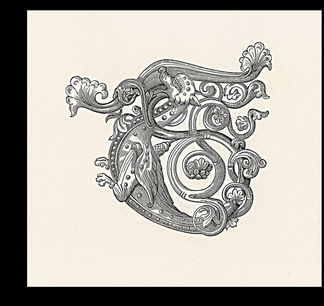 Ancient Egypt Illustration. 1888 edition Lornement Polychrome by Albert Racine 1825–1893. Reproduction