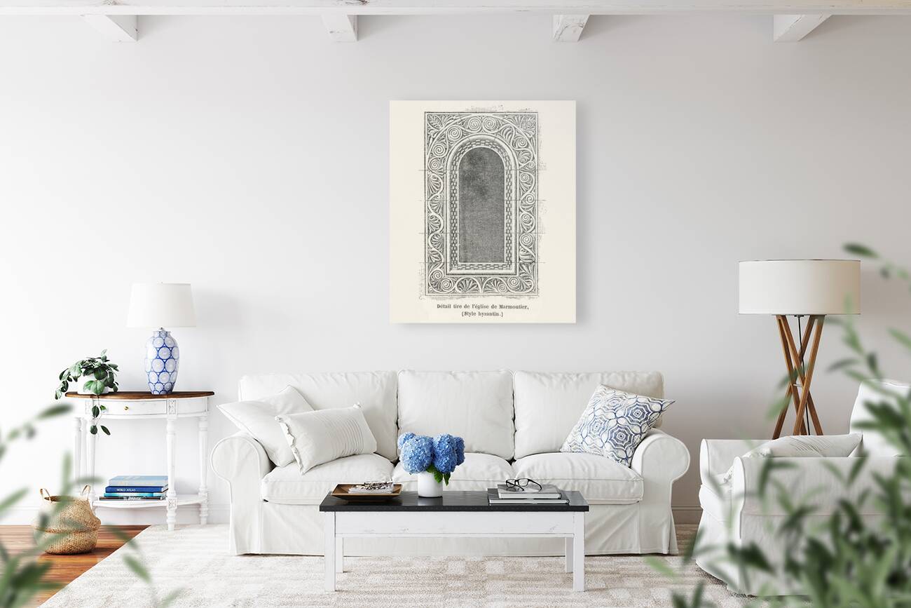 Byzantine pattern. 1888 edition Lornement Polychrome by Albert Racine 1825–1893. Reproduction