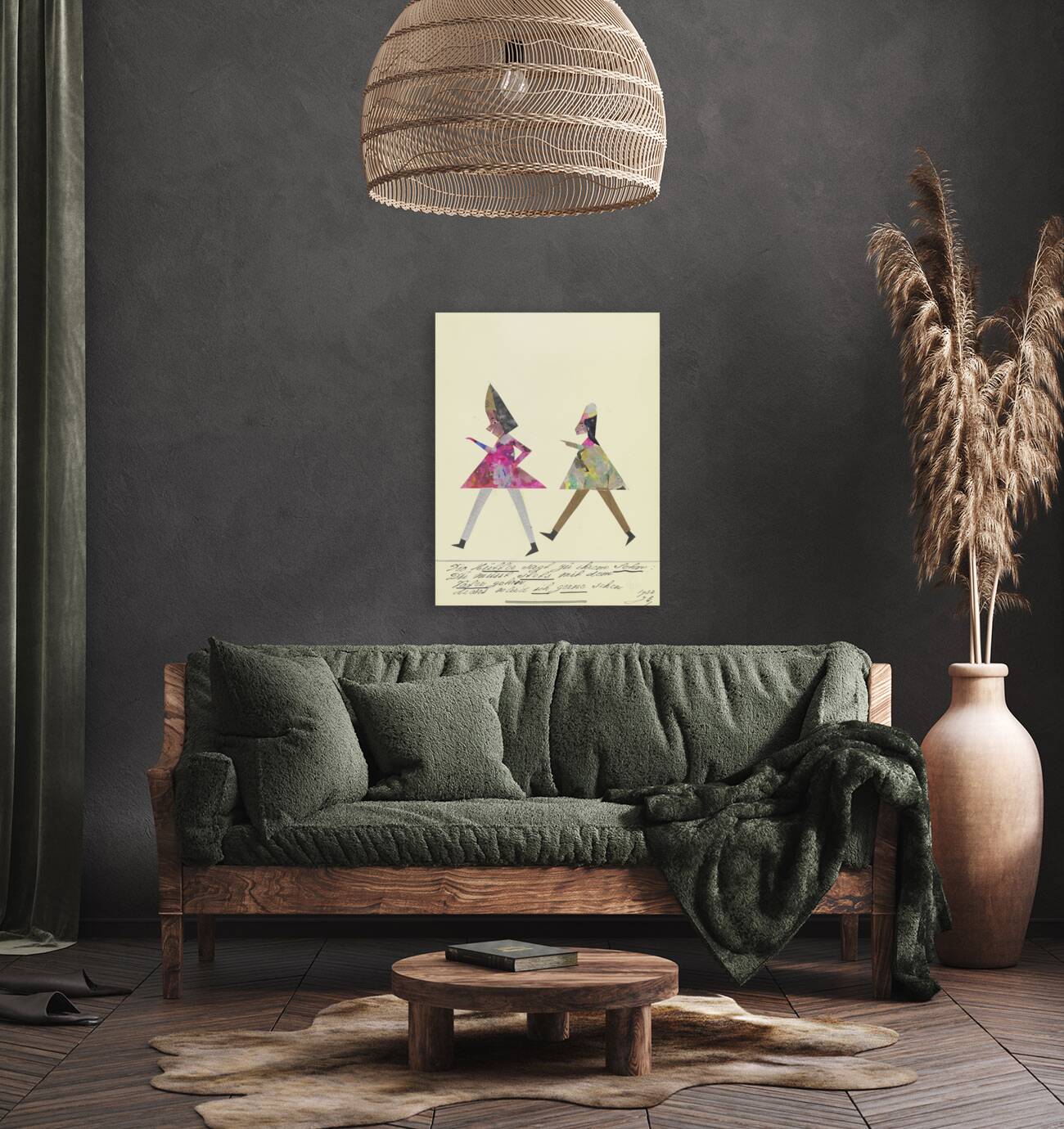 ‘Die Mutter sagt zu ihrem Sohn …’ 1932  My Pictures Become Wilder and Wilder By John Elsas Reproduction