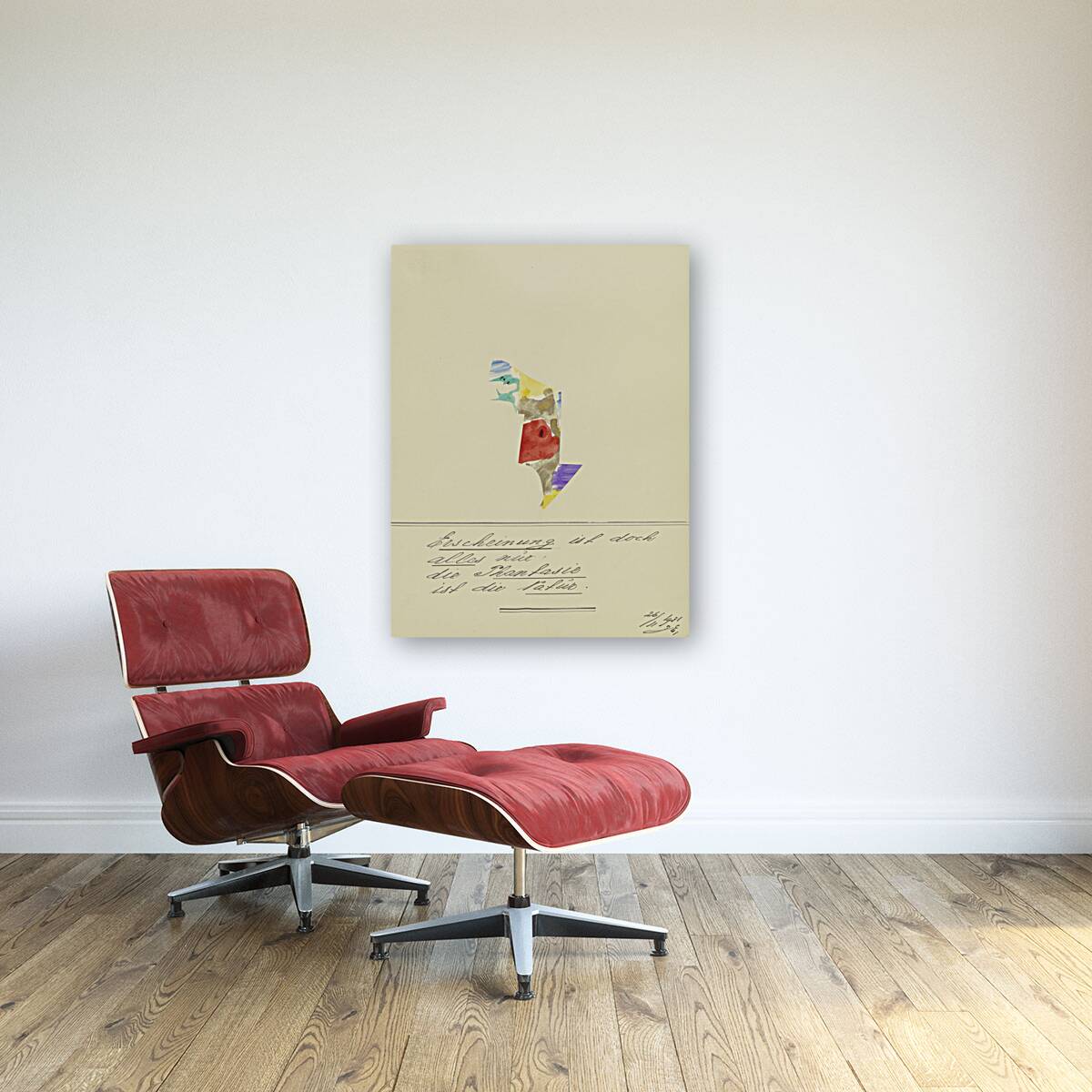 ‘Erscheinung ist doch alles nur …’ 1931  My Pictures Become Wilder and Wilder By John Elsas Reproduction