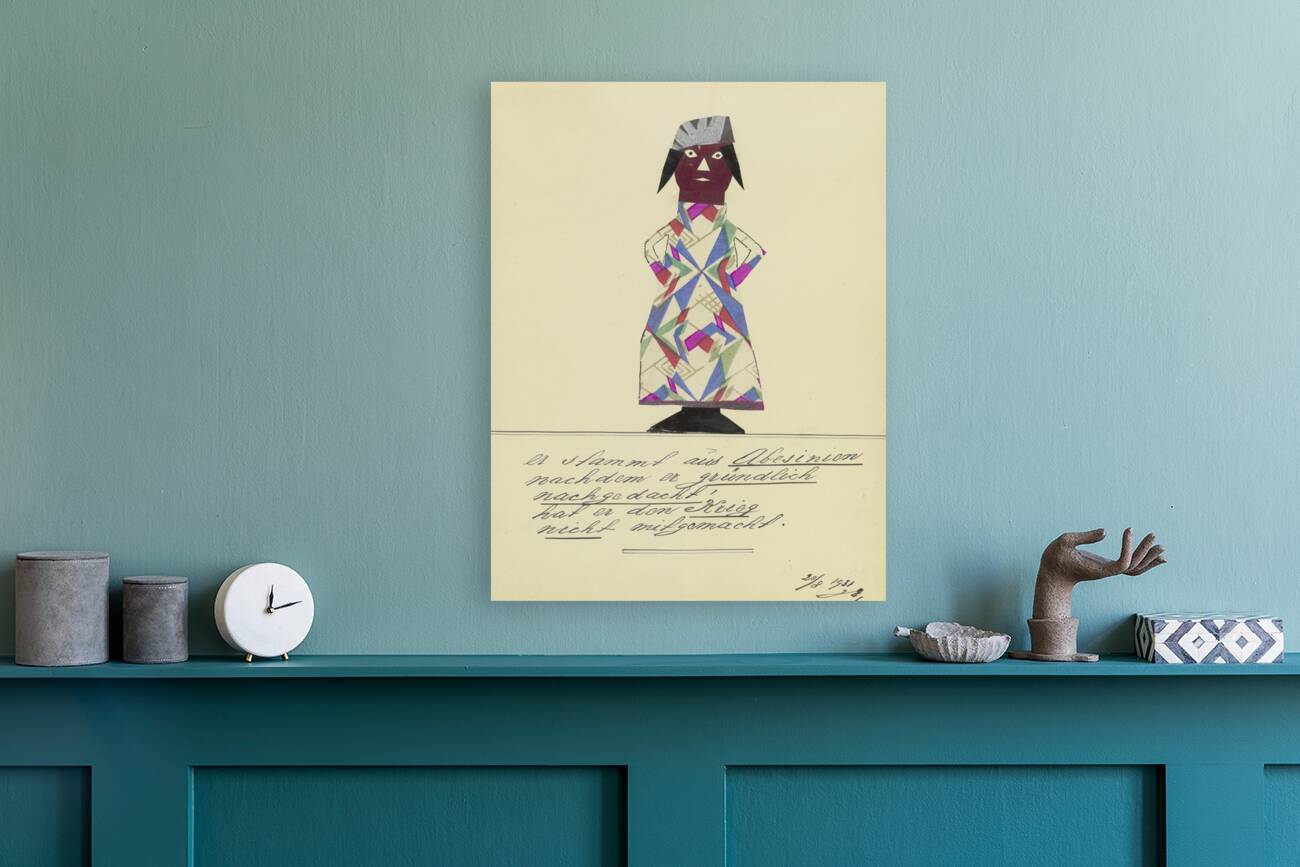 ‘Er stammt aus Abesinion …’ 1931  My Pictures Become Wilder and Wilder By John Elsas Reproduction