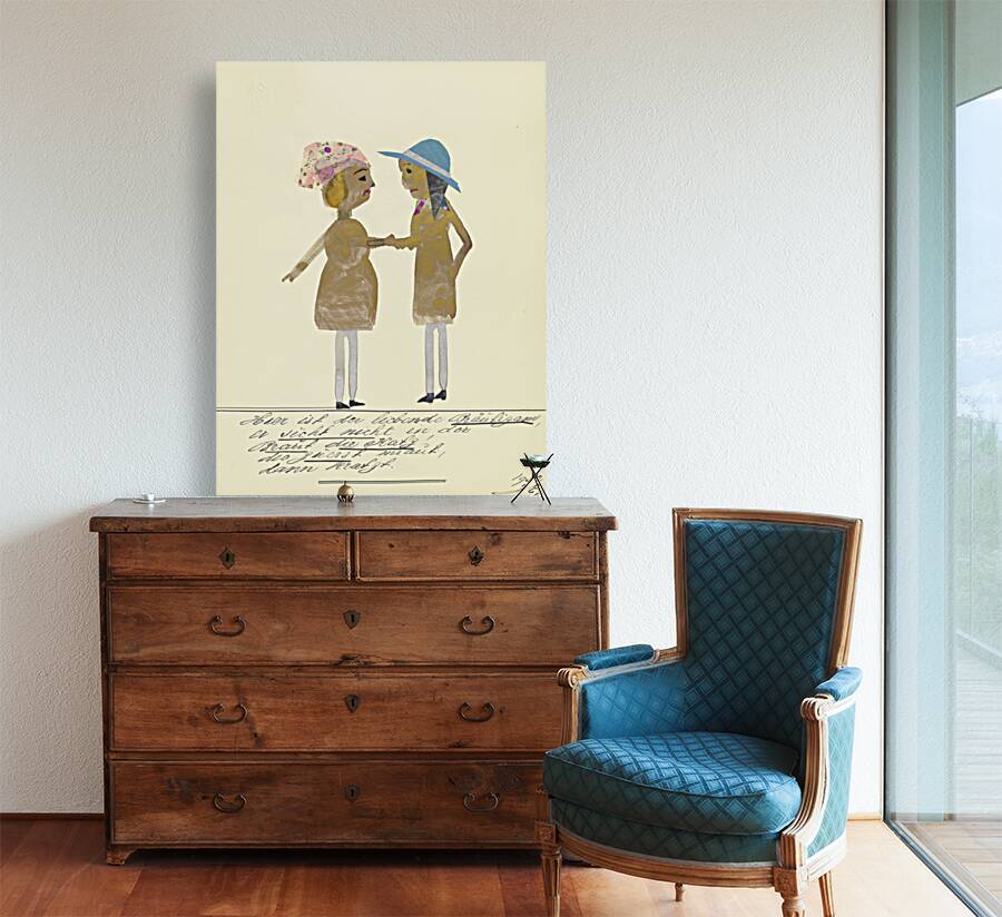 ‘Hier ist der liebende Bräutigam …’ 1932  My Pictures Become Wilder and Wilder By John Elsas Reproduction