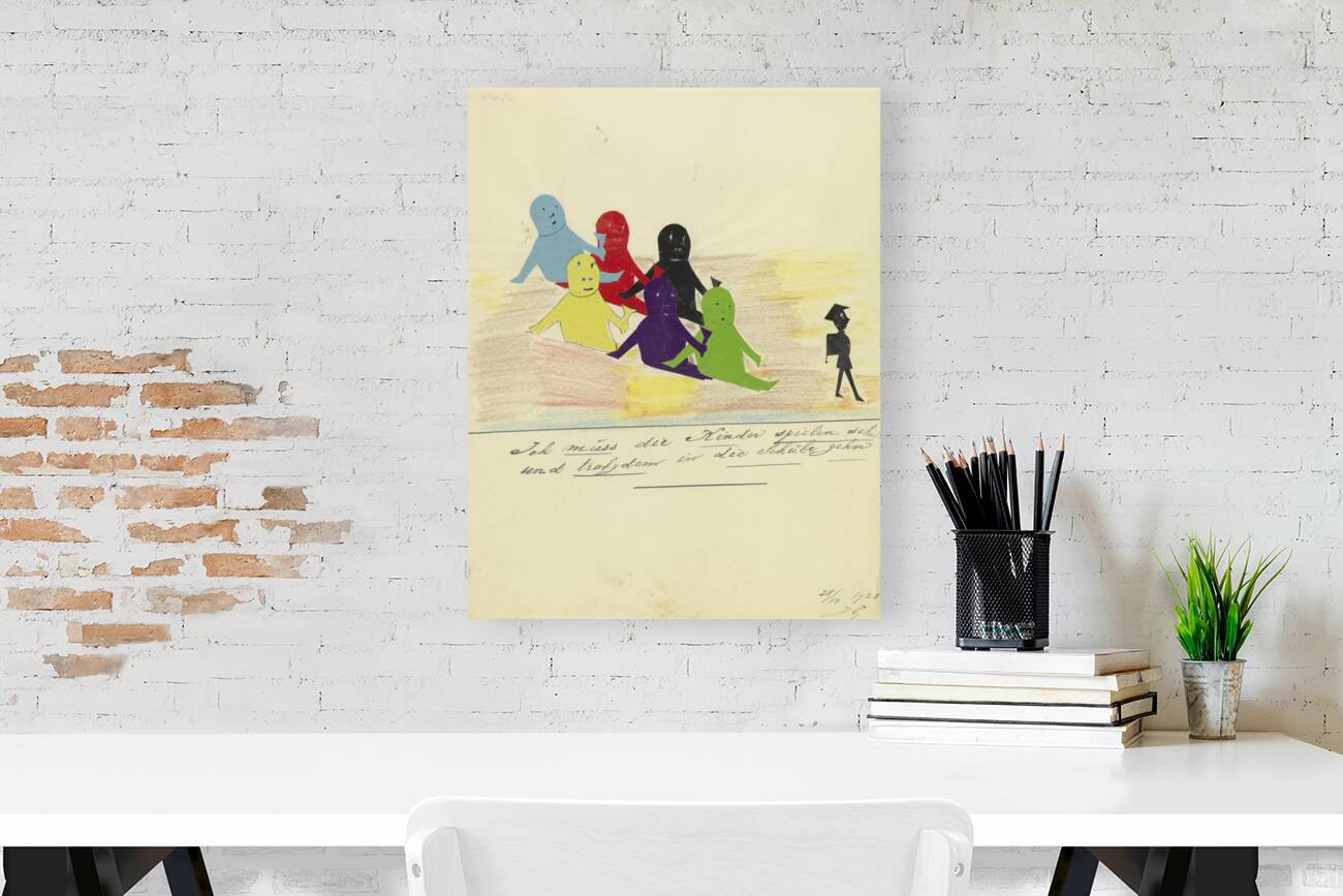 ‘Ich muss die Kinder spielen sehen …’ 1928  My Pictures Become Wilder and Wilder By John Elsas Reproduction