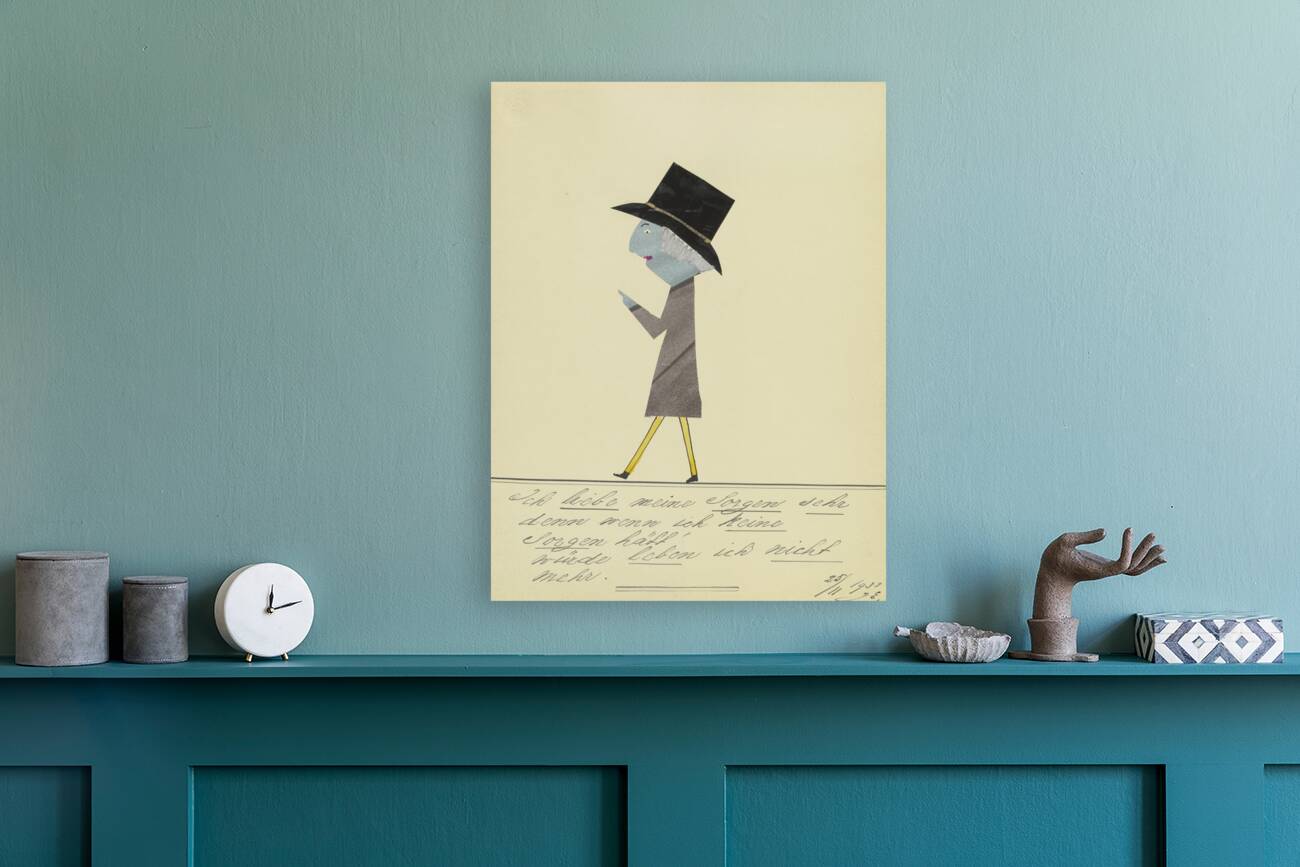 ‘Ich liebe meine Sorgen sehr …’ 1931  My Pictures Become Wilder and Wilder By John Elsas Reproduction