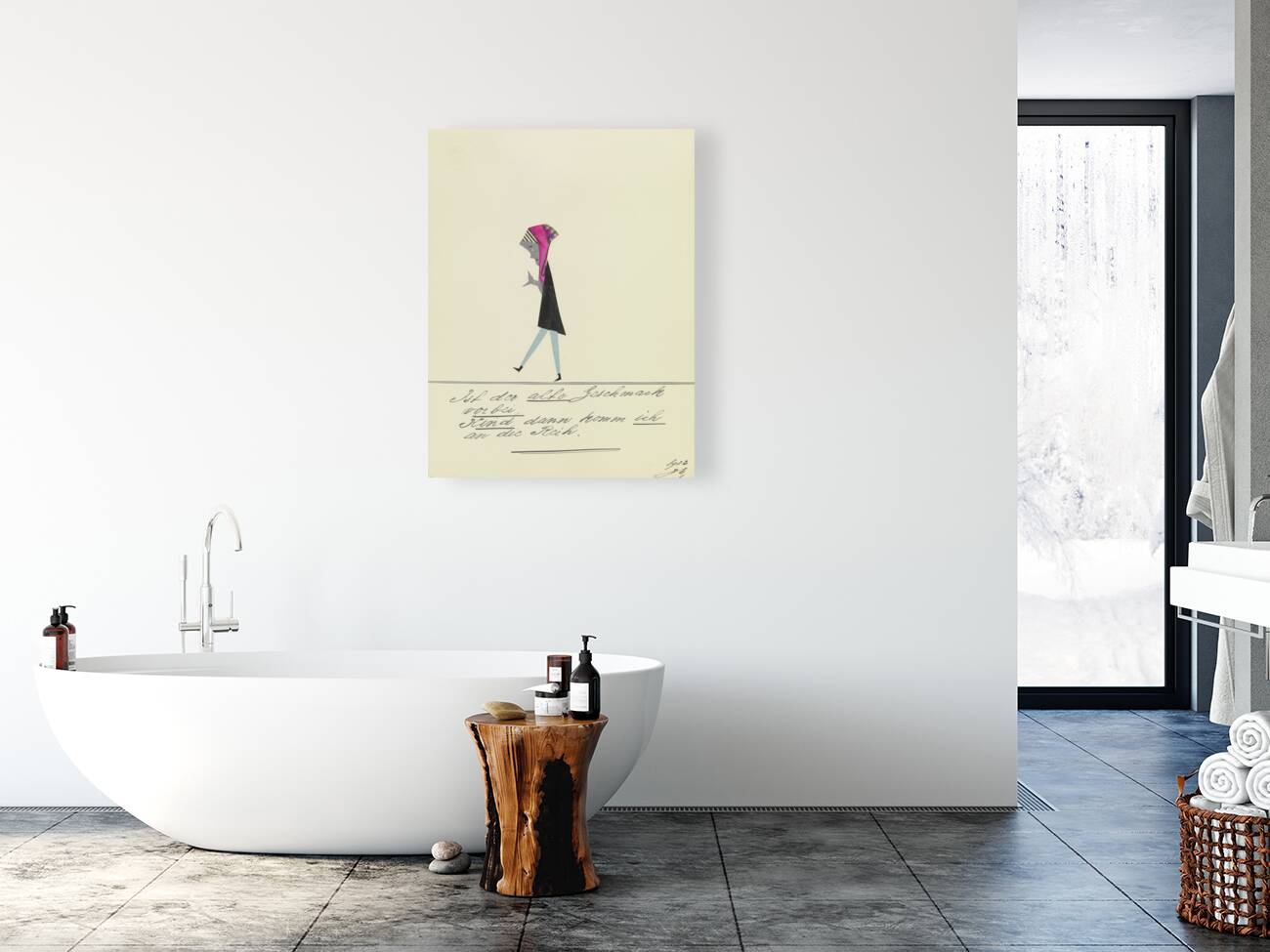 ‘Ist der alte Geschmack vorbei …’ 1932  My Pictures Become Wilder and Wilder By John Elsas Reproduction