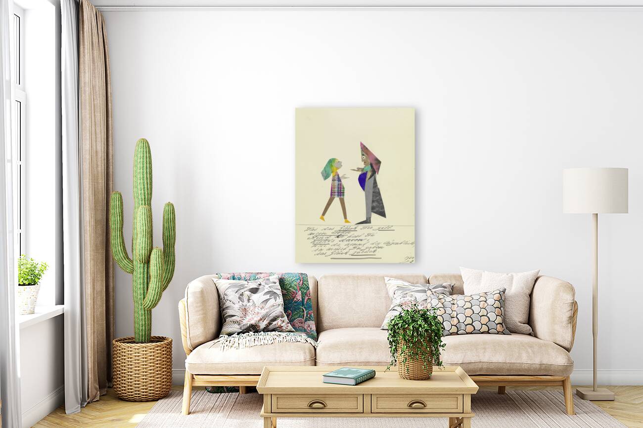 ‘Was das Glück Dir gibt mein Sohn …’ 1932  My Pictures Become Wilder and Wilder By John Elsas Reproduction