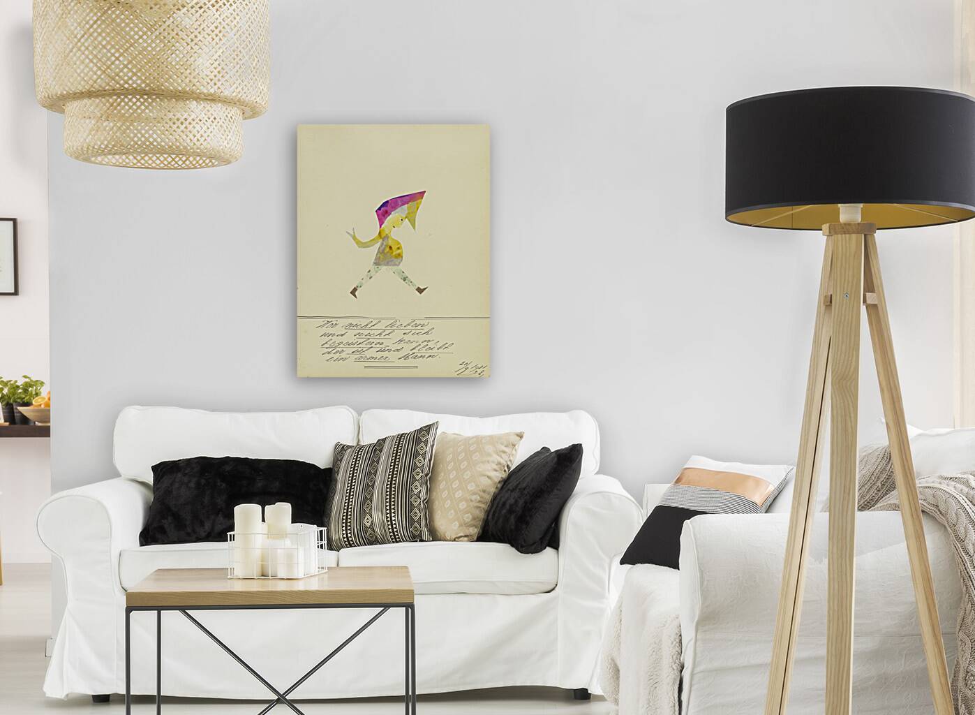 ‘Wer nicht lieben und nicht sich begeistern kann …’ 1931  My Pictures Become Wilder and Wilder By John Elsas Reproduction