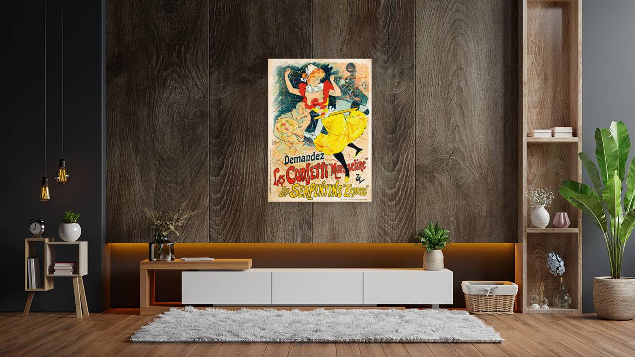 Les Confetti 1894 Posters by Georges Meunier Reproduction