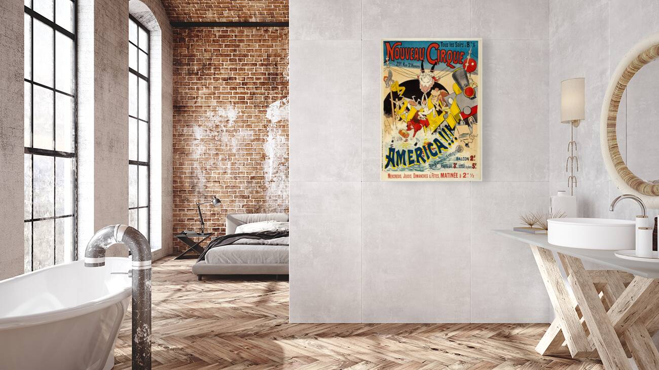 Ouveau CirqueAmerica!!! 1895 Posters by Georges Meunier Reproduction