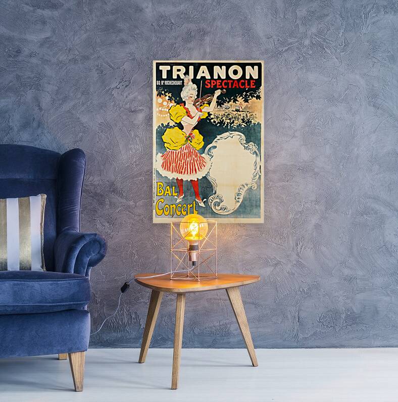 Trianon 80 Bd Rochechouart Spectacle Bal Concert 1897 Posters by Georges Meunier Reproduction