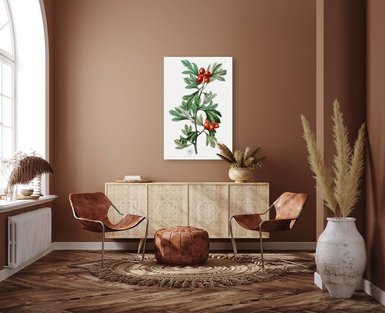 orocco hawthorn from Edwards Botanical Register 1829-1847  by Sydenham Edwards John Lindley and James Ridgway. Reproduction