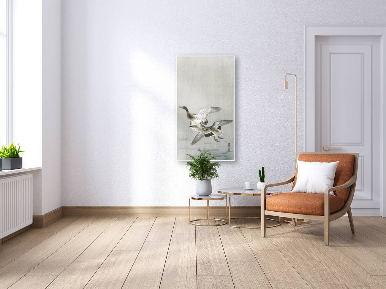 Couple of ducks 1900 - 1936 by Ohara Koson 1877-1945. Reproduction