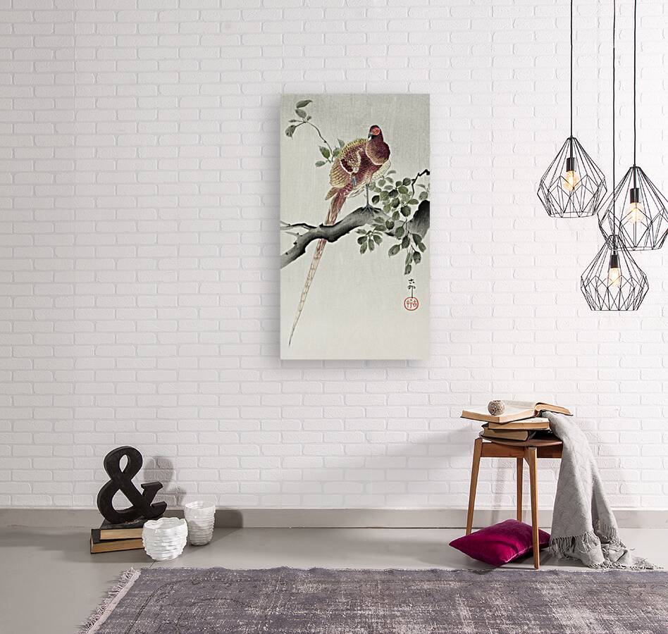 Copper pheasant 1900 - 1930 by Ohara Koson 1877-1945. Reproduction