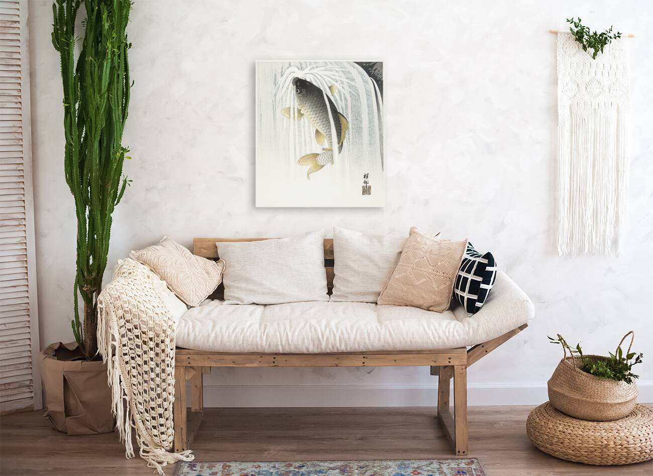 Carp 1935 by Ohara Koson 1877-1945. Reproduction