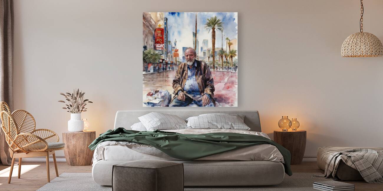 Watercolor “ Decisions Decisions Decisions” By Bruce Lazarus Reproduction