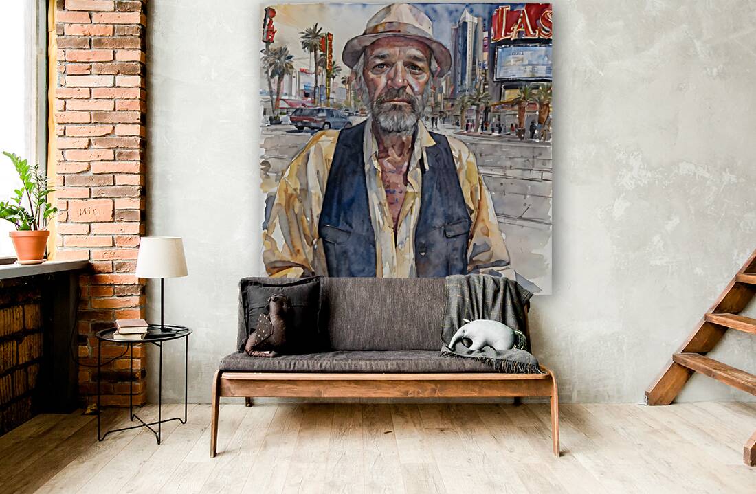 Watercolor You Never Know By Bruce Lazarus Reproduction