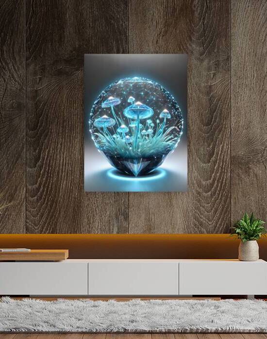  Glowing Crystal Mushrooms By ISHISH by IStockHistory com