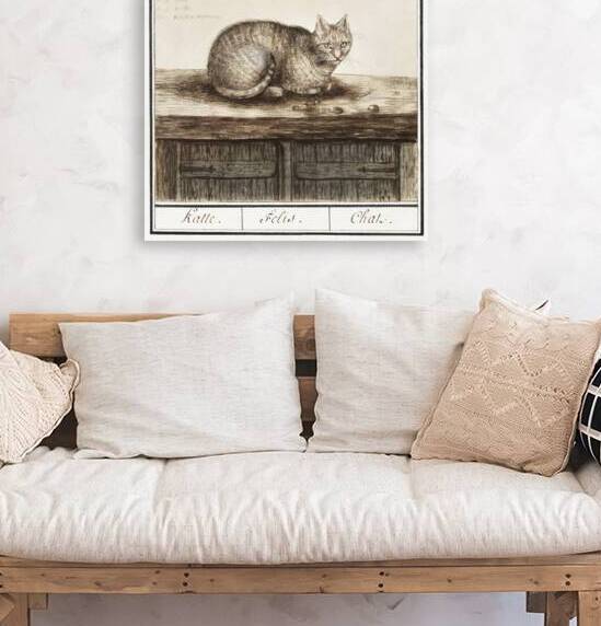 Cat in vintage style by IStockHistory com