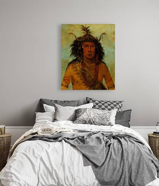 Say-Say-Gon Hail Storm War Chief 1845 by IStockHistory com