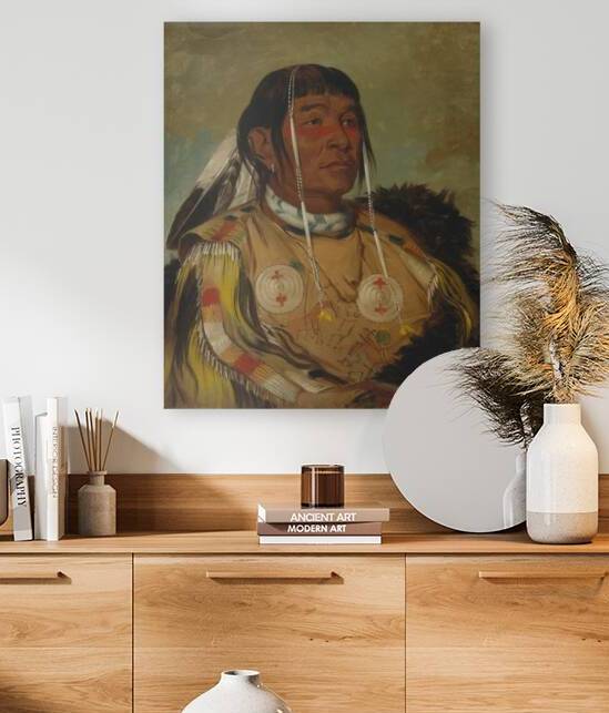 Sha-Có-Pay The Six Chief of The Plains Ojibwa 1832 by IStockHistory com